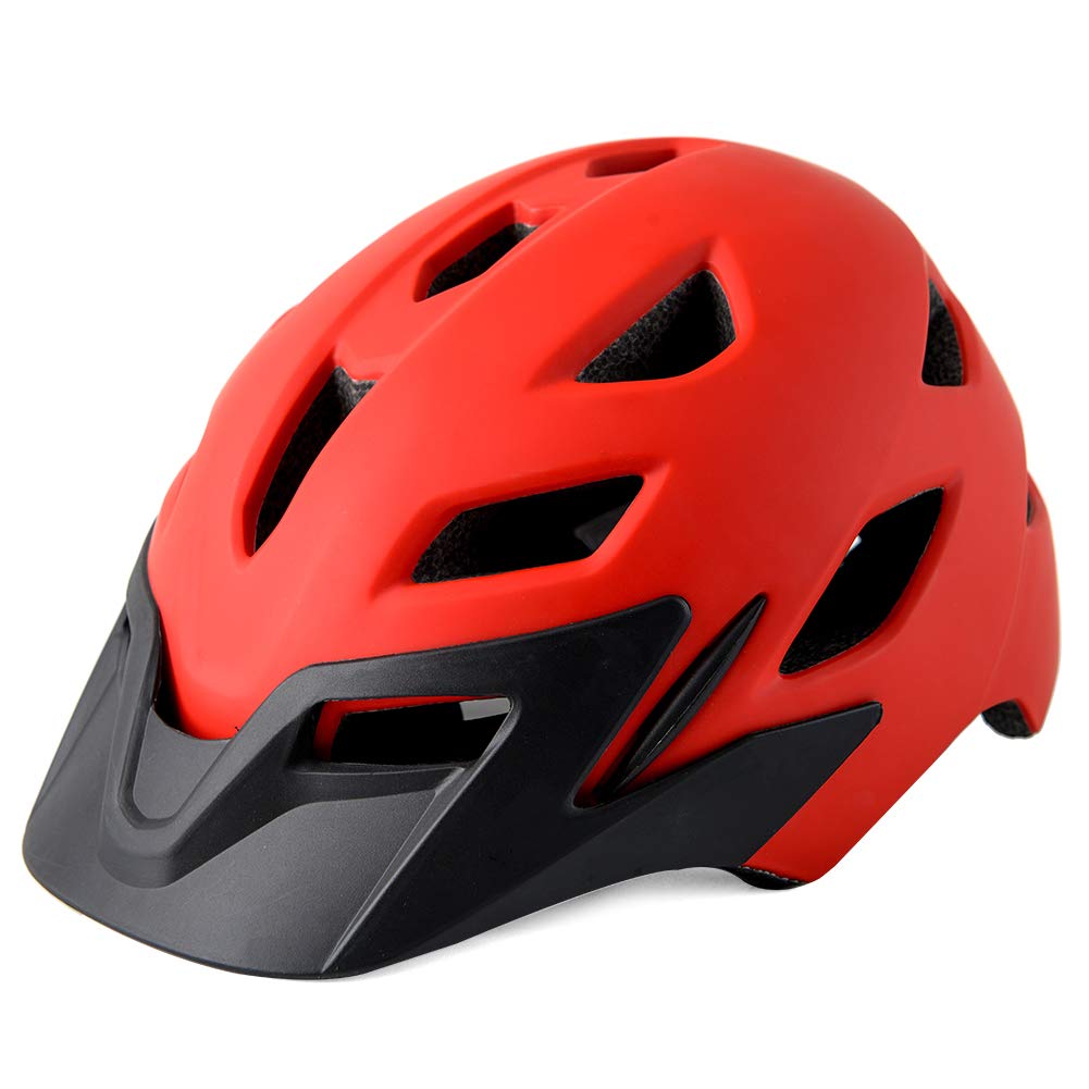 Kids Bike Helmet,Bavilk Kids Boys Girls Bike Helmets with LED Light Detachable Visor Children Youth Teen Multi-Sport for Skating Cycling Scooter Skateboard Adjustable & Lightweight 19.7"-22.4"
