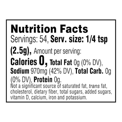 Amazon Grocery, Himalayan Pink Salt Adjustable Grinder, 4.77 Oz (Previously Amazon Fresh, Packaging May Vary)