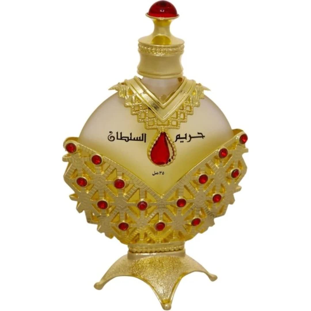 KHADLAJ PERFUMES Hareem Al Sultan Gold Concentrated Perfume Oil for Unisex, 1.18 Ounce