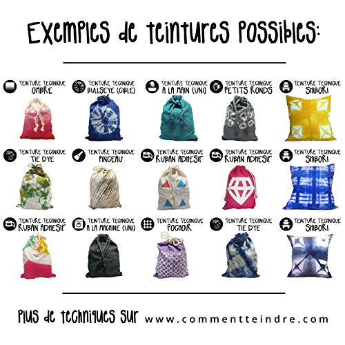 3 Pack of Textile Dye – Black – Universal Dyes for Clothes and Natural Fabrics