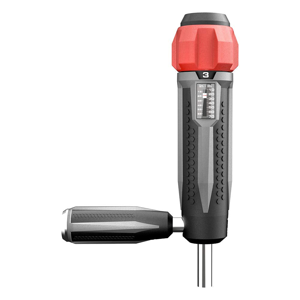 Real Avid Gunsmithing Torque Wrench Kit | All in One Torq Driver Tool with Screwdriver Bit Set & Accurate 1 Inch/Pound Setting for Precision Scope Mounting. Premium KIT.