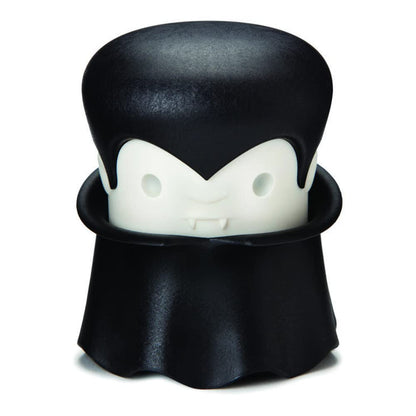 OTOTO Gracula Garlic Crusher, Garlic Peeler, Also for Ginger, Nuts, Chili, Herbs - Twist Top Mincer & Easy Squeeze Manual Press Peeler, Goth Gifts