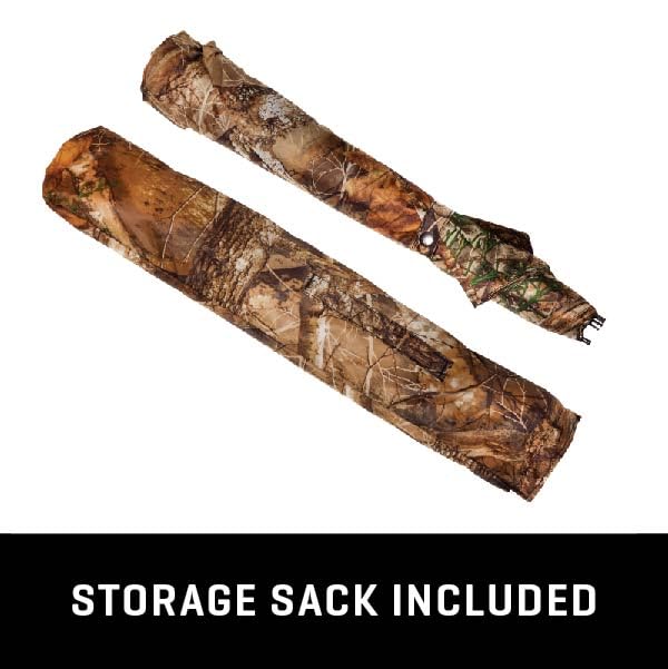 Allen Company Vanish Instant Roof Tree Stand Umbrella - Large Umbrella with Realtree Edge Camo - Durable and Portable Hunting Umbrella - Hunting Gear and Accessories - 57" W