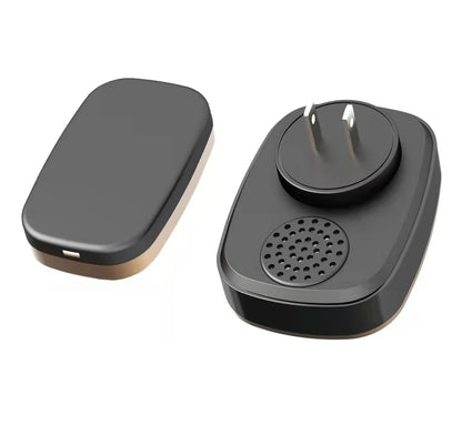 LUAMB Wireless Doorbell, 1,000ft Range Loud Enough with 5 Volume Levels and Mute Mode Door Chimes LED Flashing