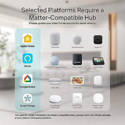 Kasa Matter Smart Dimmer Switch: Voice Control w/Siri, Alexa & Google Assistant, UL Certified, Timer & Schedule, Easy Guided Install, Neutral Wire Required, Single Pole, 2.4GHz Wi-Fi, 3-Pack