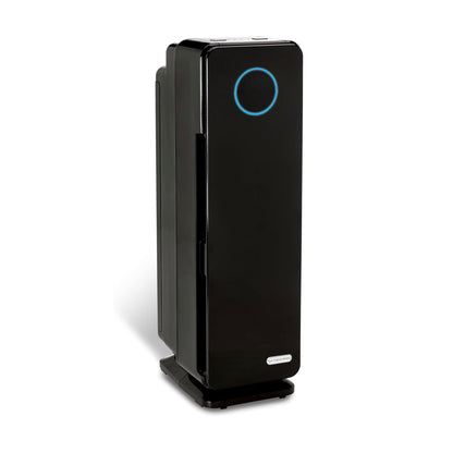 GermGuardian 5-In-1 HEPA Air Purifier for Home, Pet Air Purifier with HEPA Air Filter & UV-C Light, AC4300BPTCA, 743 Sq. Ft., 22'' Tower, Black