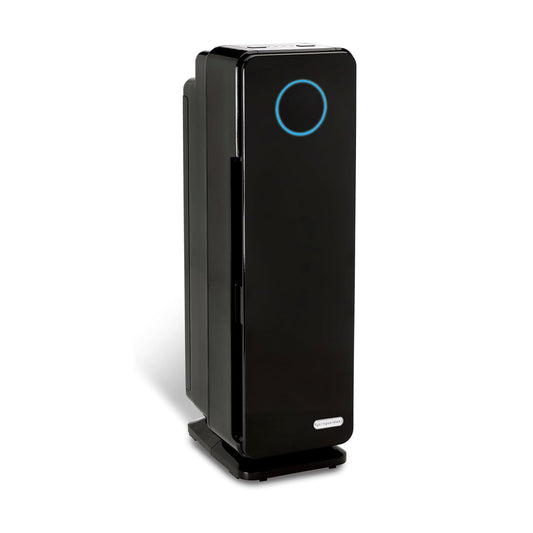 GermGuardian 5-In-1 HEPA Air Purifier for Home, Pet Air Purifier with HEPA Air Filter & UV-C Light, AC4300BPTCA, 743 Sq. Ft., 22'' Tower, Black