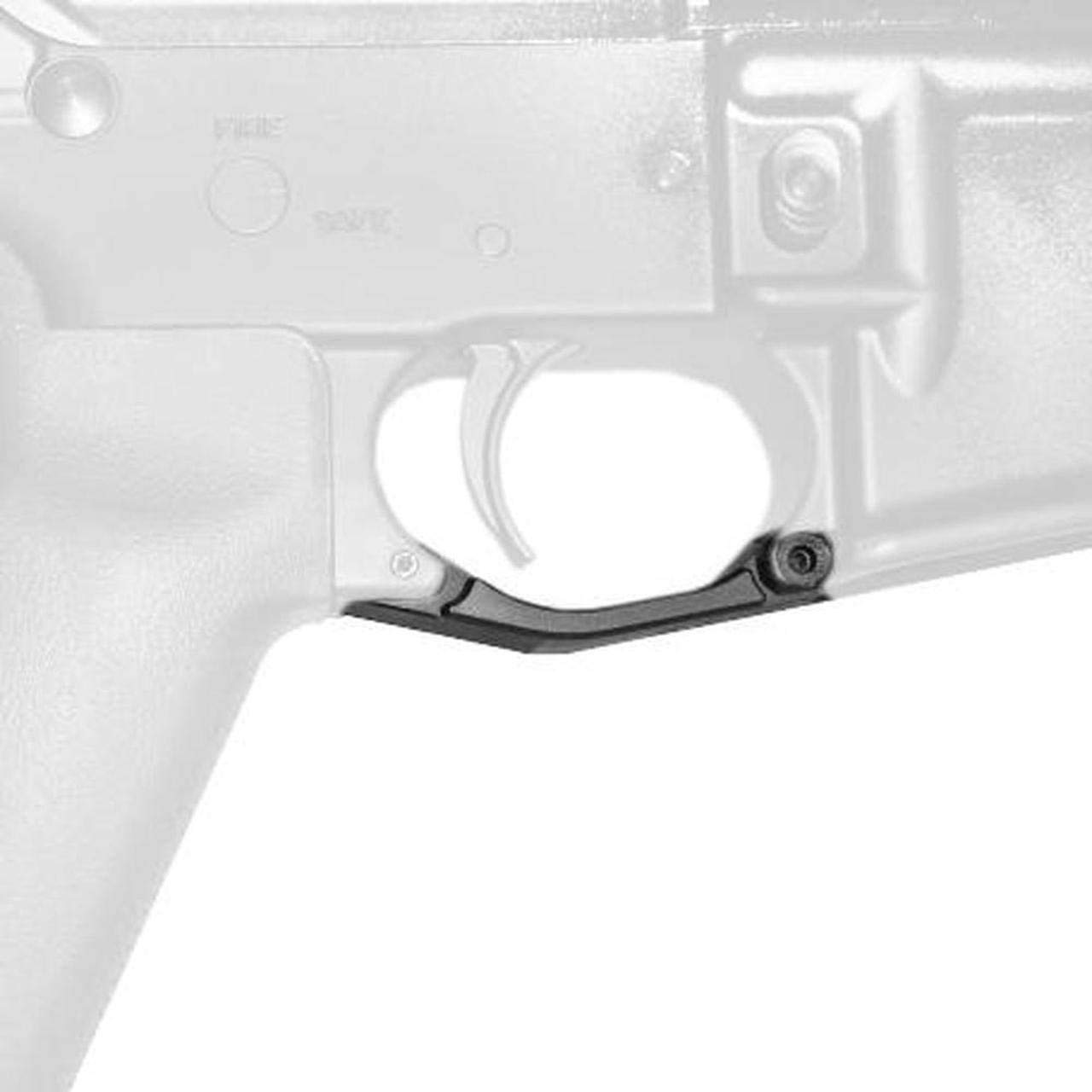 Gotical- Combo of 2-2 Pieces of Durable & Heavy Duty All Aluminum 6061 T6 M Operator Enhanced Drop in Trigger Guard- 2 Pieces Included (Black)