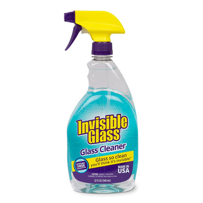 Invisible Glass 92194 Premium Glass and Window Cleaner for Auto and Home Cleans Glass, Windows, Glass Cooktops, Patio Doors, and More, Streak-Free, Ammonia-Free, Tint-Safe, 32 Fl Oz, Pack of 1