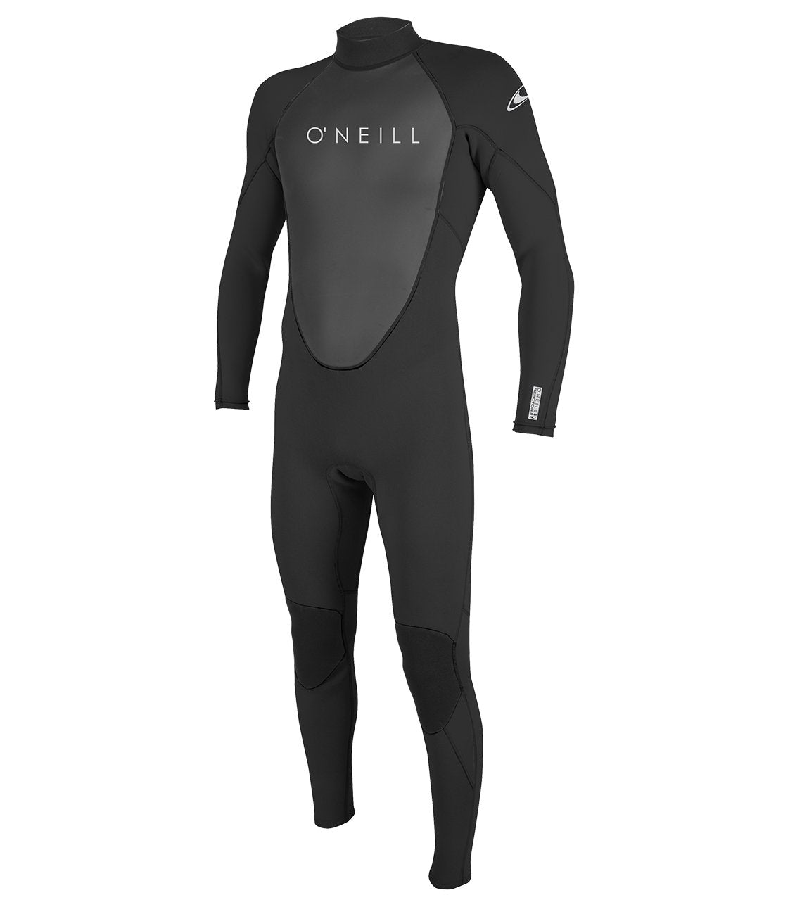 O'Neill Wetsuits Men's REACTOR-2 3/2MM BACK ZIP FULL Wetsuits, Black/Black, Large Tall US