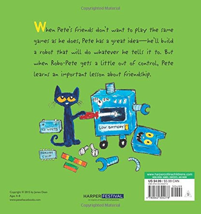 Pete the Cat: Robo-Pete: Includes Over 30 Stickers!