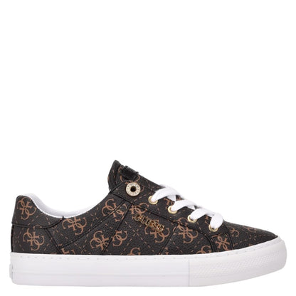 Guess Women's Loven3 Sneaker, Brown Multi 908, 7