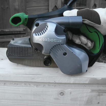 Metabo HPT Belt Sander | 3 x 21 Inch | For Woodworking | Variable Speed | 9.0 Amp Motor | Soft Grip | 5-Year Warranty | SB8V2