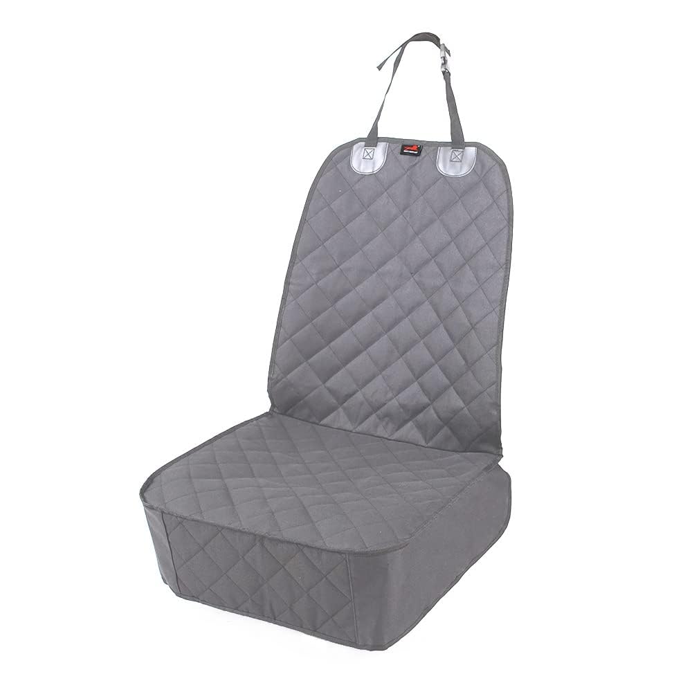HONEST OUTFITTERS Dog Car Seat Cover 2 Pack, Waterproof Front Seat Car Cover for Cars, Trucks, and Suvs, Pet Front Cover for Cars, Nonslip Dog Seat Cover Grey