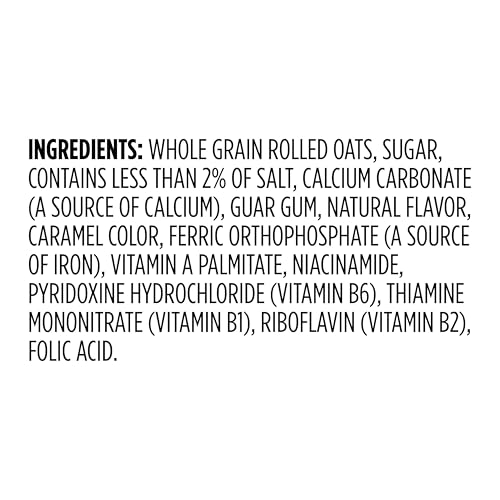 Amazon Grocery, Maple & Brown Sugar Instant Oatmeal, 15.1 Oz, 10 Ct (Previously Happy Belly, Packaging May Vary)