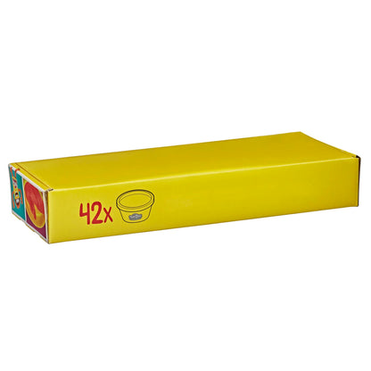 Play Doh Bulk Handout 42-Pack of 1-Ounce Modeling Compound Cans, Back to School Gifts, Prizes, & Party Favors, Kids Arts & Crafts, Preschool Toys, Ages 2+ (Amazon Exclusive)