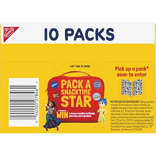 NILLA Wafers Mini Cookies, Vanilla Wafers, 10 Snack Packs