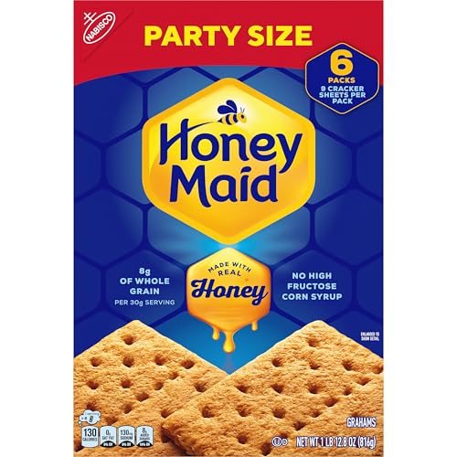 HONEY MAID Graham Crackers, Lunch Snacks, Party Size, 28.8 oz