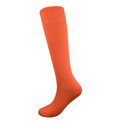 Fitliva Baseball Socks Orange Tube Socks for Sports Meeting Bulk Team (12Pack-Neon Orange)