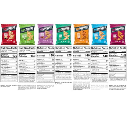 PopCorners Popped Corn Snacks, Sampler Pack, 1 Ounce (Pack of 20) (Assortment May Vary)