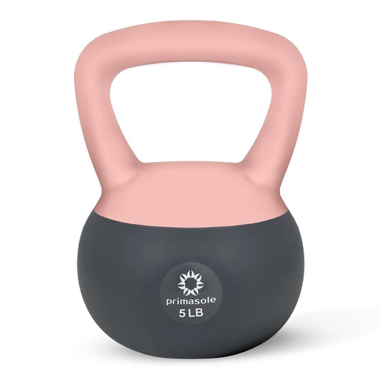 Primasole Soft Kettlebell Shook Resistance base. Anti Slip hand Kettlebell weights for Home workout anti-impact Kettlebells dumbbells for strength and safety.