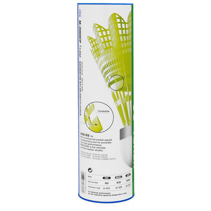 Mavis 2000 Nylon Tournament Shuttle-Yellow (1/2 Dozen)