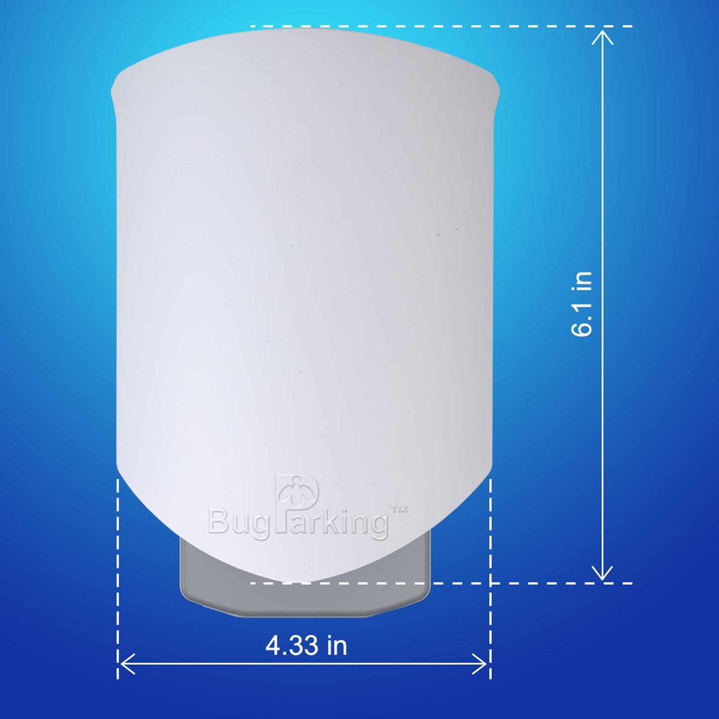 Flying Insect Trap for Indoors: Light Trap Captures Fruit Flies, Gnats, and Houseflies, BUG PARKING 1 Device and 3 Refills Silent Bug Catcher with UV Light for Indoor-Plants, Kitchen