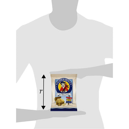 Pirate's Booty Aged White Cheddar Cheese Puffs, Gluten-Free, Kids Snacks, 0.5oz (24ct)