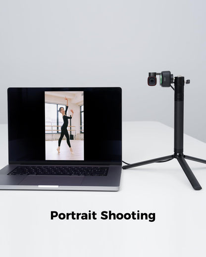 OBSBOT Tiny 2 Webcam 4K Voice Control PTZ, AI Tracking Multi-Mode & Auto Focus, Web Camera with 1/1.5" Sensor, Gesture Control, 60 FPS, HDR Light Correction, Webcam for PC, Streaming, Meeting, etc.