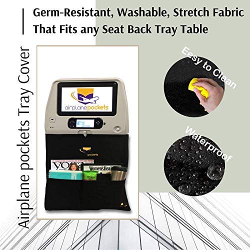 Airplane Pockets - Airplane Accessories - Plane Travel Essentials - Travel Organizer - Seat Storage Organizer - Air Travel Essentials - Seat Back Organizer - International Travel Must Haves