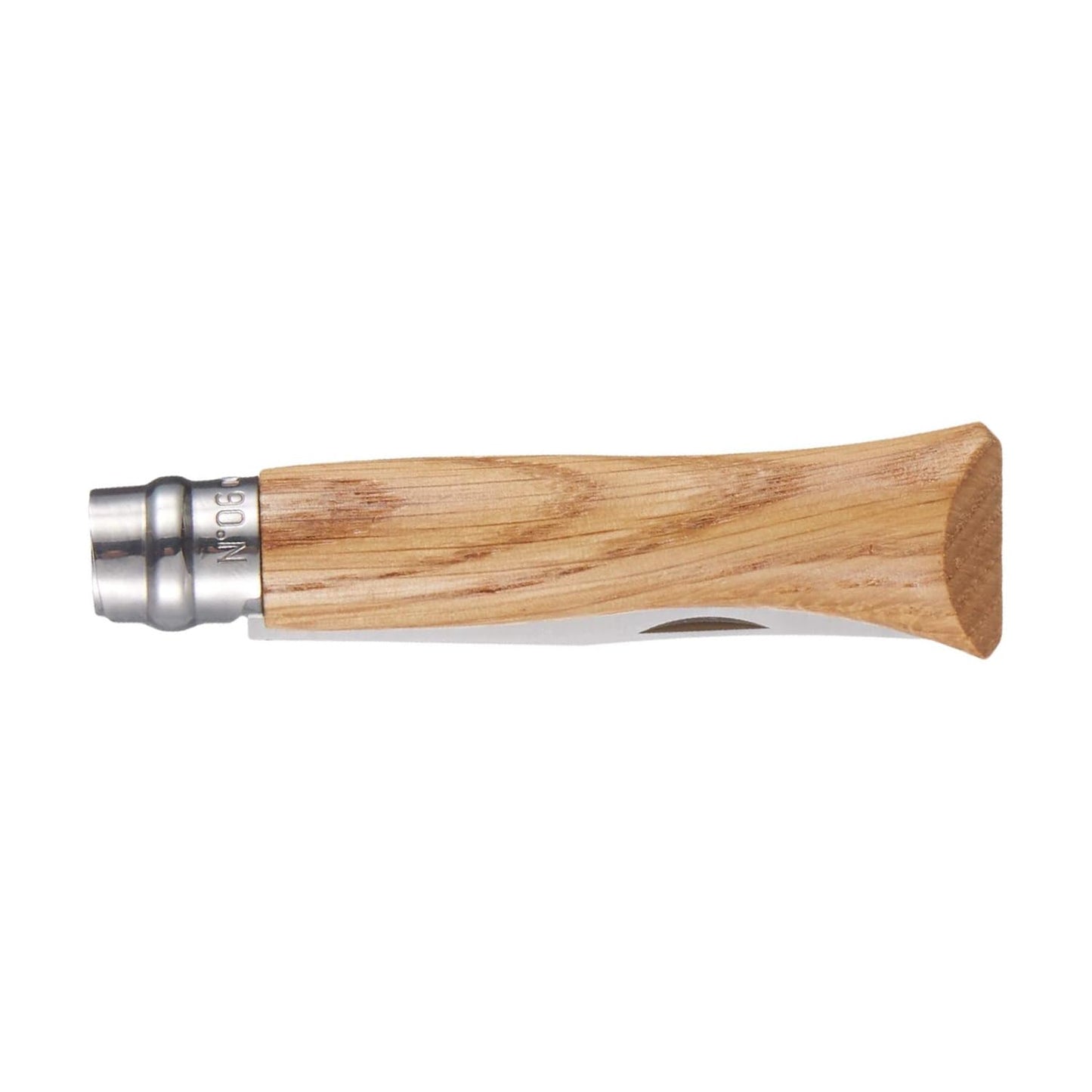 OPINEL No.06-No.09 Premium Woods, Stainless Steel Folding Pocket Knife, Made in France (No.06/Oak)