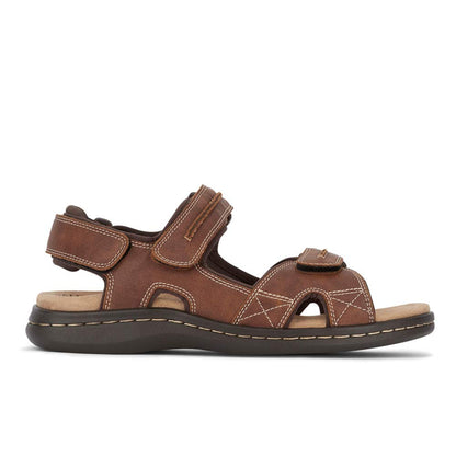 Dockers Mens Newpage Outdoor Sport Sandal Shoe,Rust,12