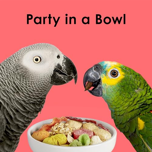 Kaytee Fiesta Parrot Food, Nutritious and Fun Blend, Supports Skin, Feather, Digestion, Brain and Heart Health, 4.5 pounds