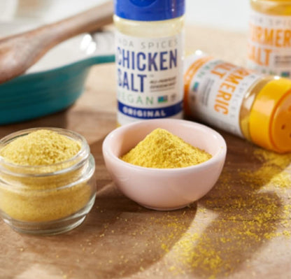 JADA Spices Chicken Salt Spice and Seasoning Set - Pack of 5 Seasonings - Vegan, Keto & Paleo Friendly - Perfect for Cooking, BBQ, Grilling, Rubs, Popcorn and more - Preservative & Additive Free