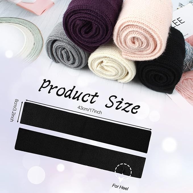 Guojanfon 1 Pair Fashion Yoga Socks for Women Girls Workout Socks Toeless Training Dance Leg Warmers (Black)