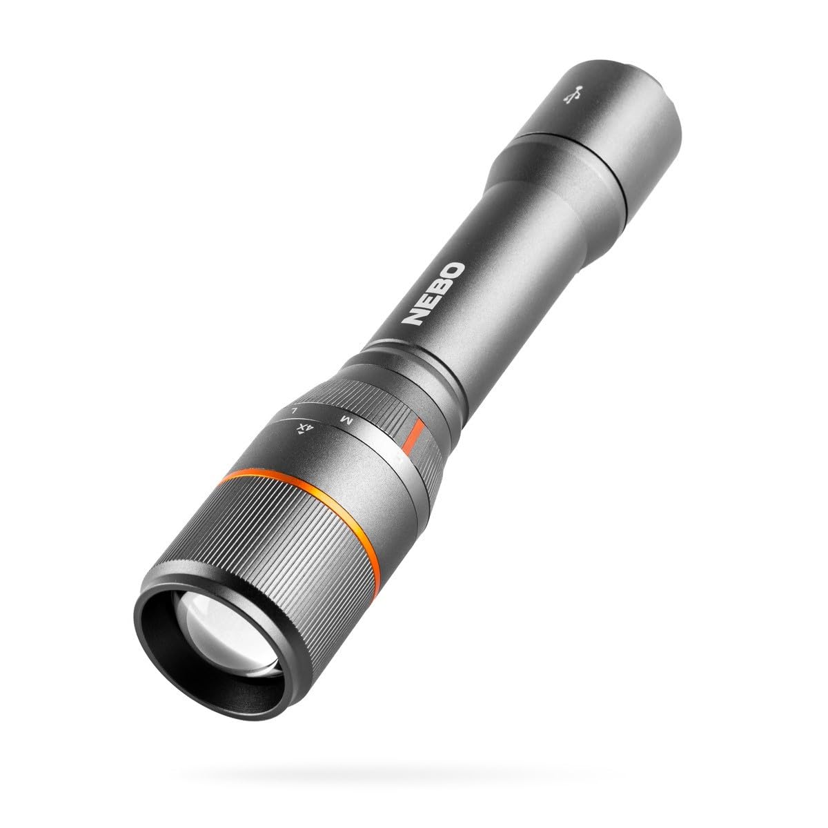 NEBO Davinci 2000 Flashlight & Portable Charger | 2000 Lumens, 4 Light Modes, USB Rechargeable Power Bank, Waterproof, Super Bright LED Camping Light, Includes Charging Cable