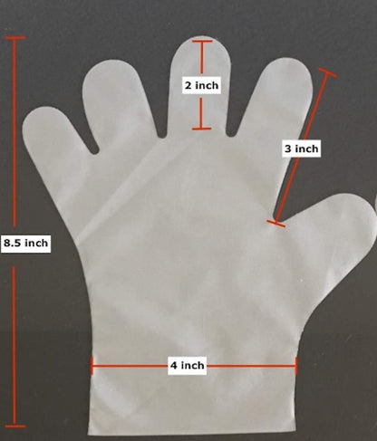 Kiddiz Gloves: Eco-friendly Disposable Gloves for Kids Ages 3 - 8 (100 count)