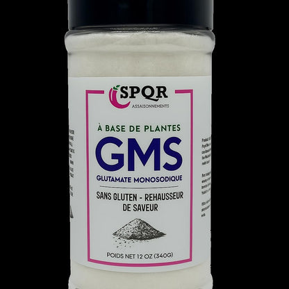 Plant Based MSG Seasoning Monosodium Glutamate XL 12 Ounce Bottle Gluten Free Restaurant Grade Flavor Enhancer by SPQR Seasonings