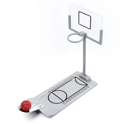 HLJgift Creative Funny Desktop Miniature Basketball Game Toy - Christmas Day Gift Fun Sports Novelty Toy or Gag Gift Idea