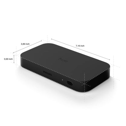 Philips Hue Play HDMI Sync Box - Requires Hue Bridge - Supports Dolby Vision HDR10+ and 4K - Control with Hue App - Compatible with Alexa, Google Assistant, and Apple HomeKit