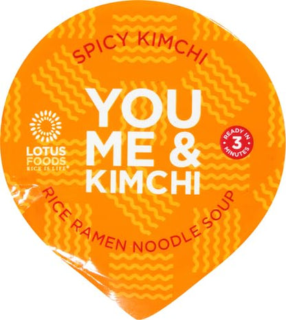 LOTUS FOODS Spicy Kimchi Rice Ramen Noodle Soup, 1.98 OZ