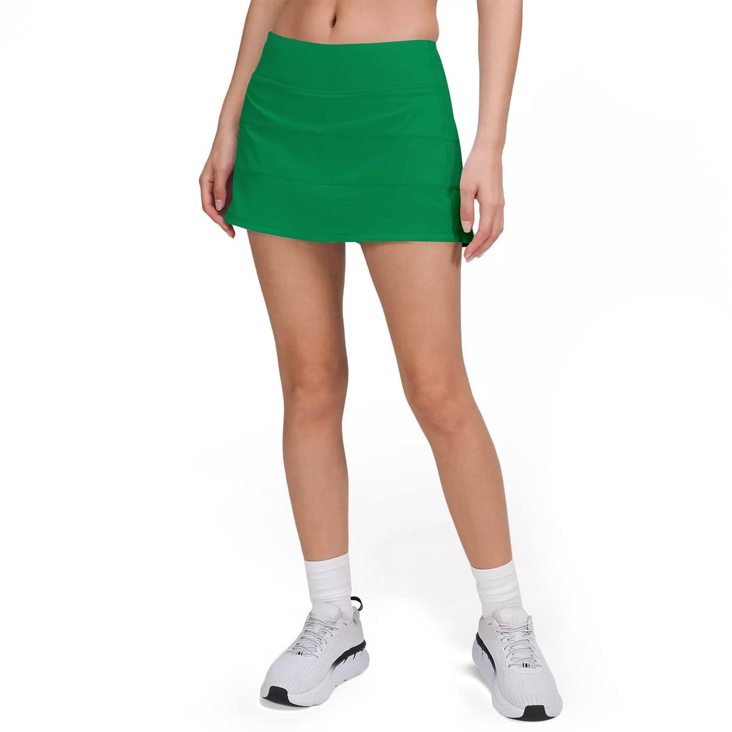 MCEDAR Athletic Tennis Golf Skorts Skirts for Women with Pocket Workout Running Sports Pleated Skirts Casual Green Lagoon/6