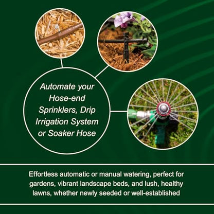 Rain Bird 1ZEHTMR Professional Grade Electronic Digital Hose End Timer/Controller, One Zone/Station, Battery Operated