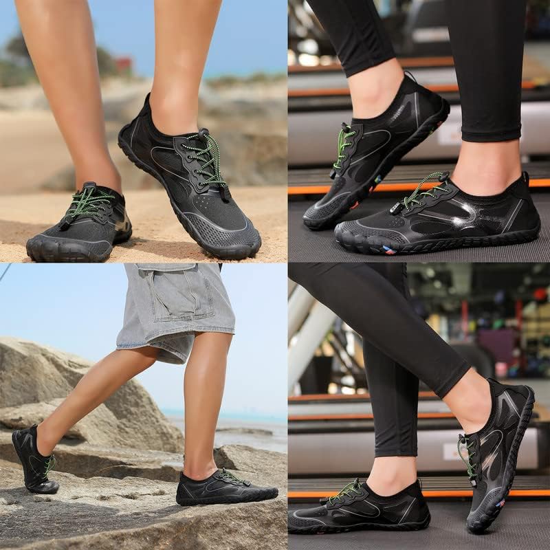 LIZRHA Water Shoes for Men and Women Quick Dry Aqua Swim Barefoot Shoes for Outdoor Fishing Beach Pool Boat Surfing Walking Water Park and Yoqa Activities