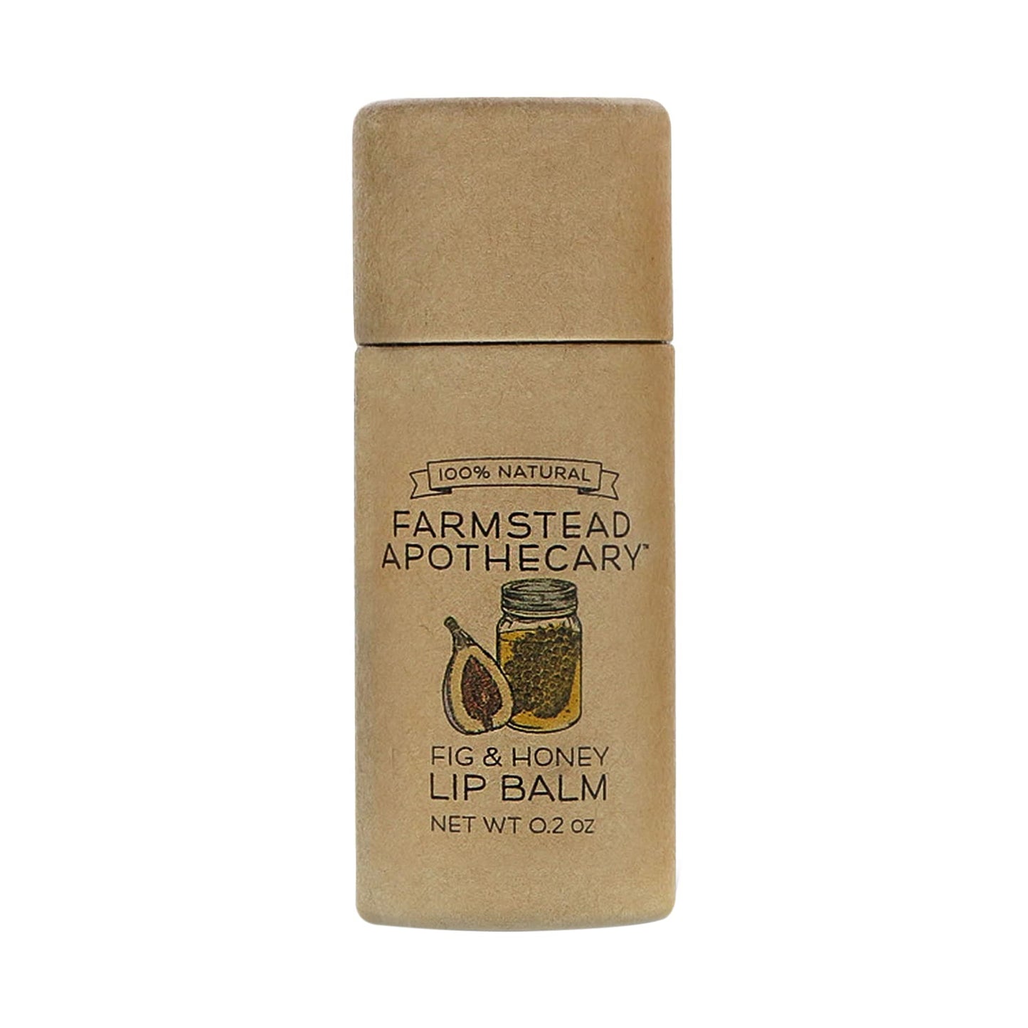 Farmstead Apothecary Lip Balm (Fig & Honey, 1 Pack)