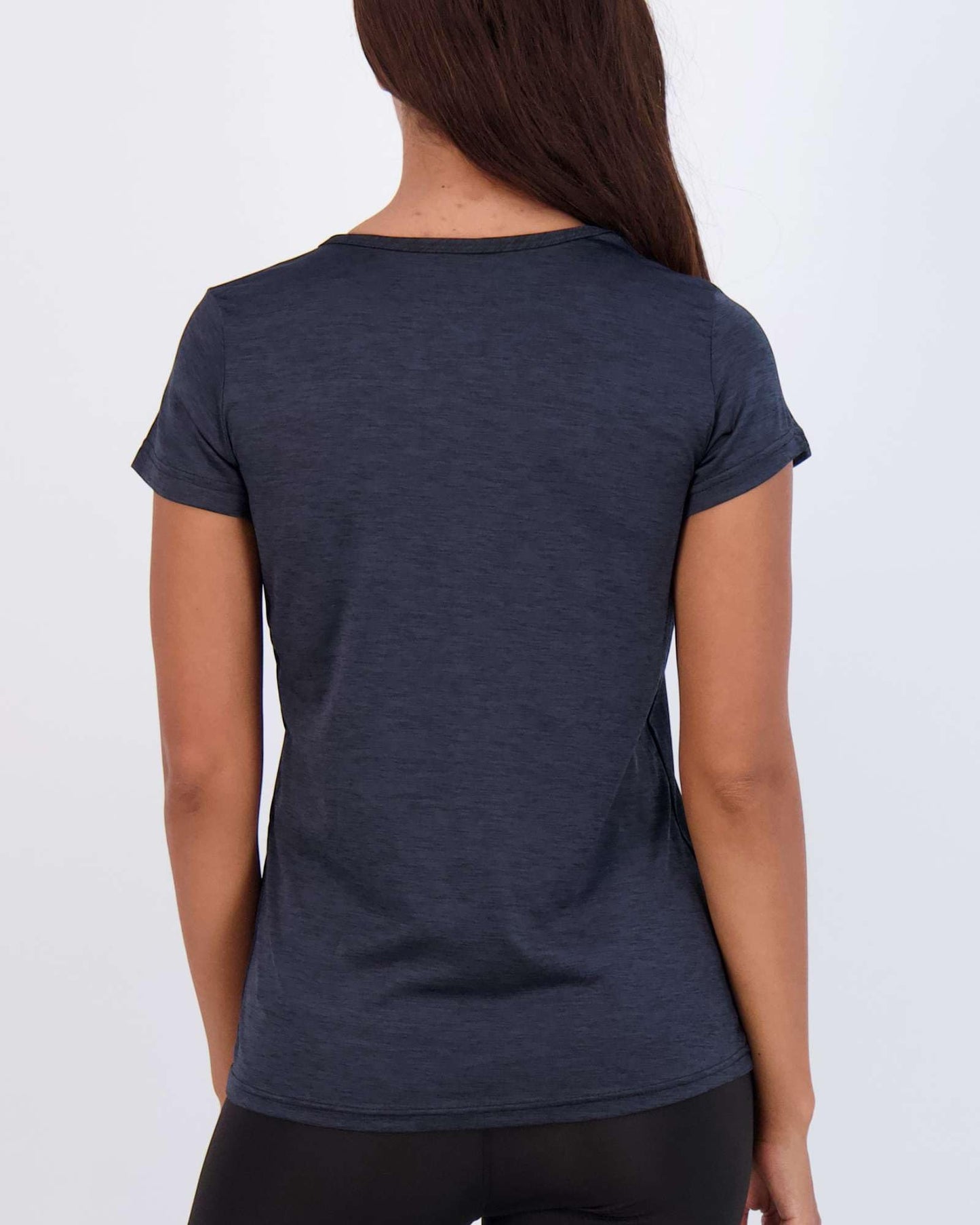 Real Essentials 5 Pack Women’s Short Sleeve V-Neck Workout T-Shirts – Athletic Gym Fitness Pilates Plus Size Active Tees, Set 1, XL