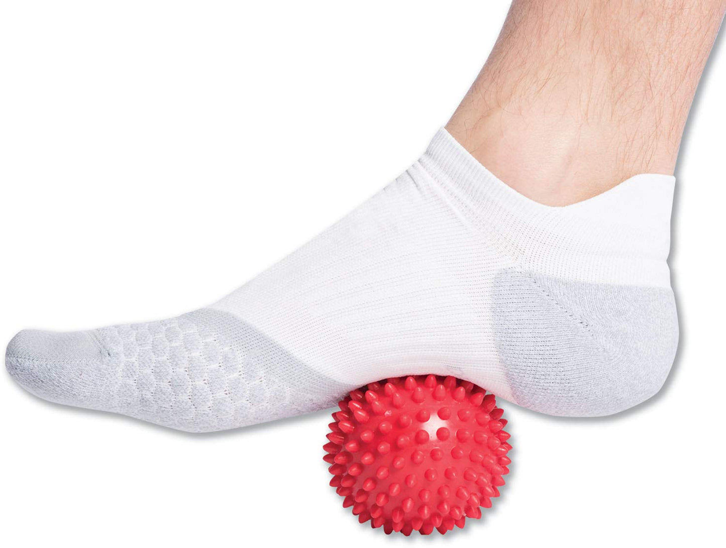 Pro-Tec Athletics High Density Spiky Massage Ball, Red