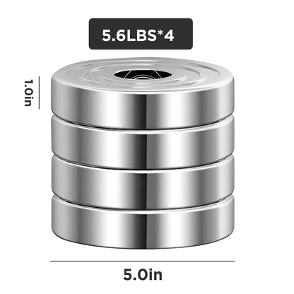 PHOEROS Adjustable Dumbbell Set - 44/66/88 LBS weights set, Dumbbell Barbell 3 in 1, Steel Dumbbells Pair with Connecting Rod for Adults Women Men Fitness Workout, Home Gym Exercise Training Equipment (22lbs)