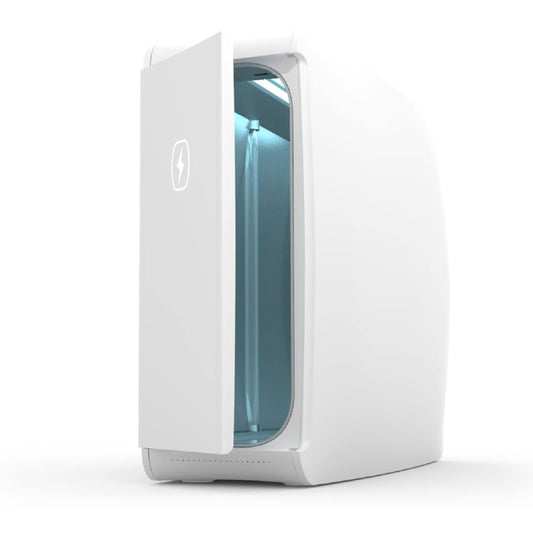 PhoneSoap XL (HomeSoap) UV Llight Sanitizer | 360° UV Sanitizing Box & Charger | Large Capacity | Sanitizes Tablets, Baby Bottles, Remotes, Toys & More (White)