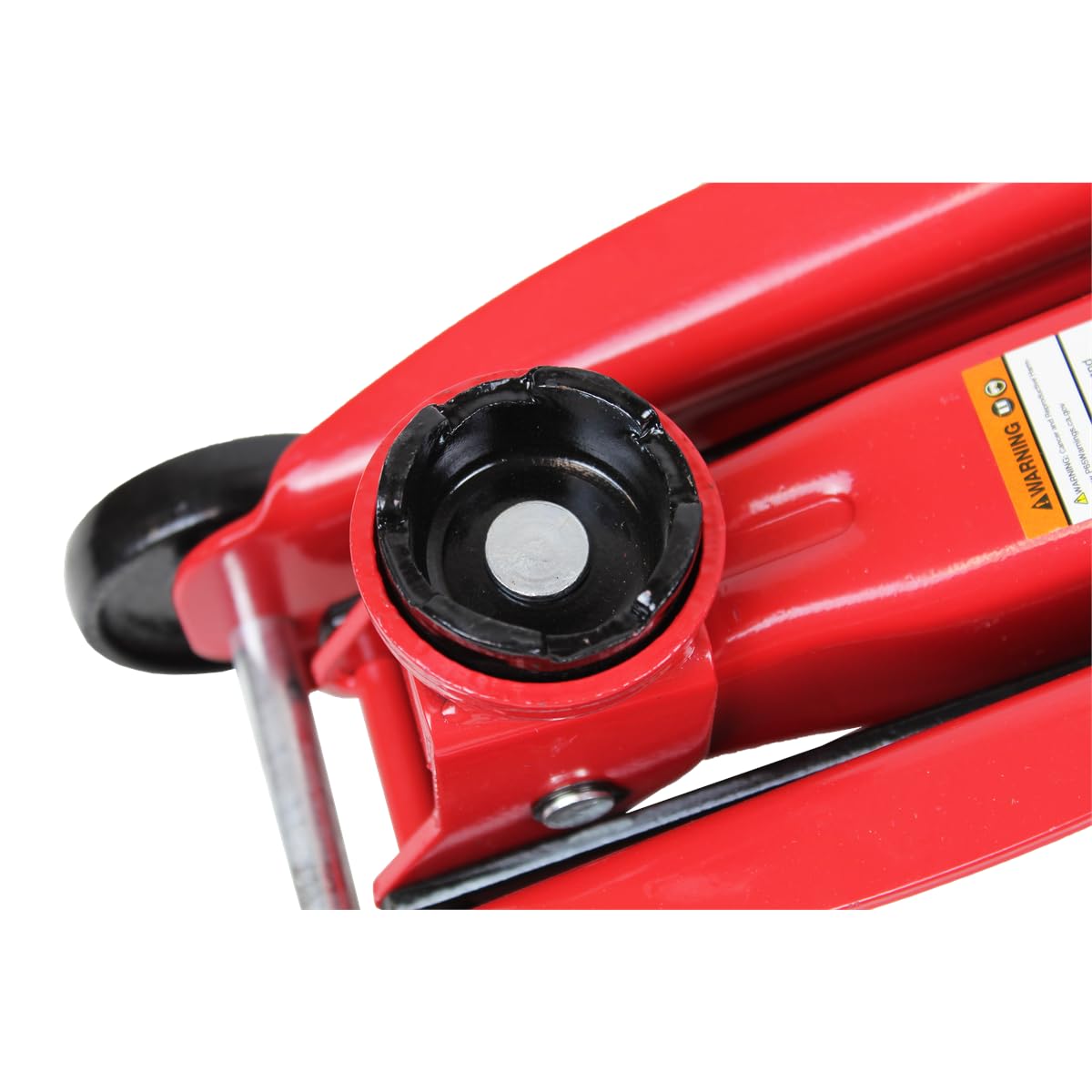 K Tool International 63103A 2 Ton Automotive Trolley Floor Jack for Garages, Repair Shops, and DIY, Portable, Compact, 4,000 lbs. Capacity, Hydraulic Lifting Range 5.125" - 13", Heavy Duty Steel, Red